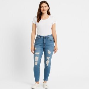 DL1961 Women’s Distressed Jeans, Size 25
